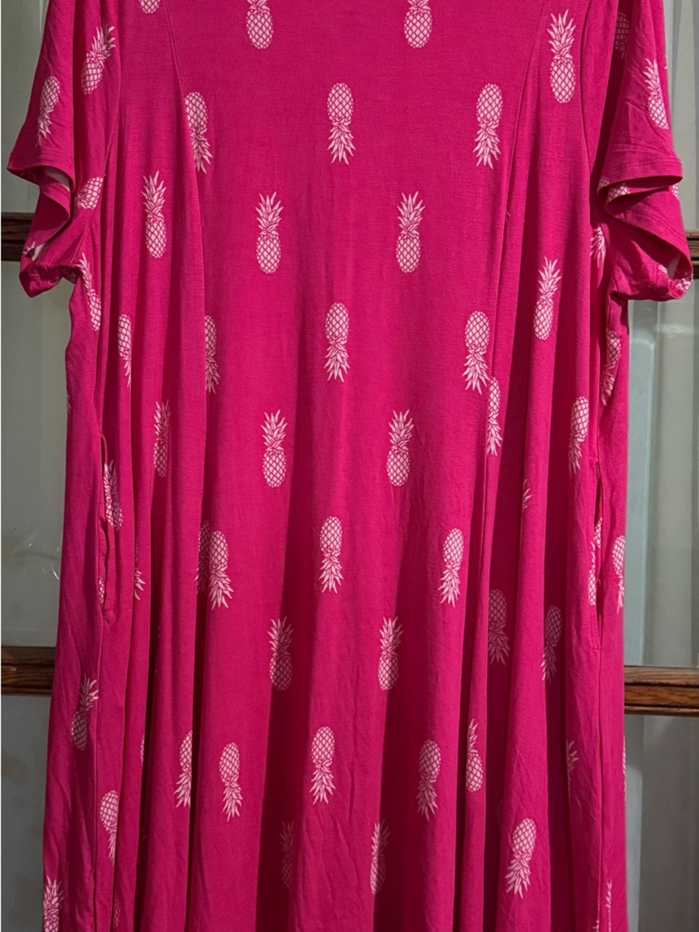 Torrid size 2 pink pineapple print dress nwot